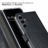 Selencia Echtleder Klapphülle Samsung Galaxy A16 - Schwarz