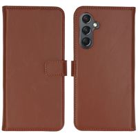 Selencia Echtleder Klapphülle Samsung Galaxy A25 (5G) - Hellbraun