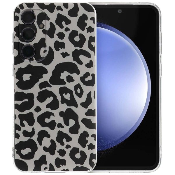 imoshion Design Hülle Samsung Galaxy S23 FE - Leopard Transparent