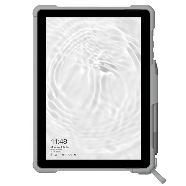 UAG Plasma Healthcare backcover mit Strap und Schultergurt Microsoft Surface Go / Go 2 / Go 3 / Go 4 - Weiß / Grau