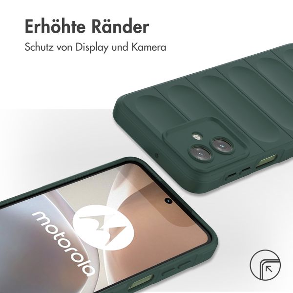 imoshion EasyGrip Back Cover für das Motorola Moto G54 - Dunkelgrün