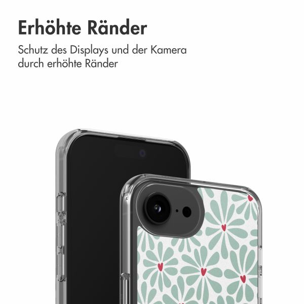 imoshion Design Hülle Apple iPhone 16e - Bloom Love Sage Green