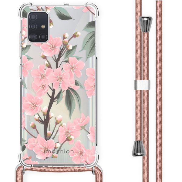 imoshion Design Hülle mit Band für das Samsung Galaxy A51 - Cherry Blossom
