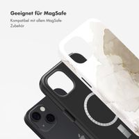 Selencia Vivid Rückabdeckung mit MagSafe Apple iPhone 13 - Marble Light Brown