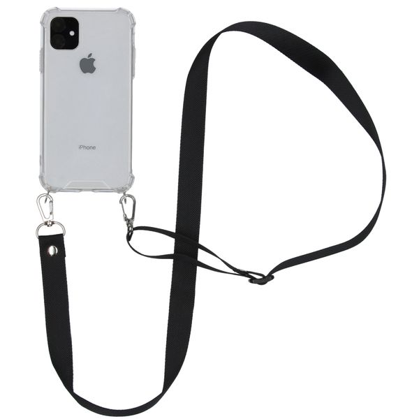 imoshion Backcover mit Band - Nylon Schwarz für das iPhone 11