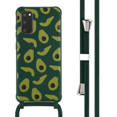 imoshion SilikonHülle design mit Band Samsung Galaxy S20 - Avocado Green