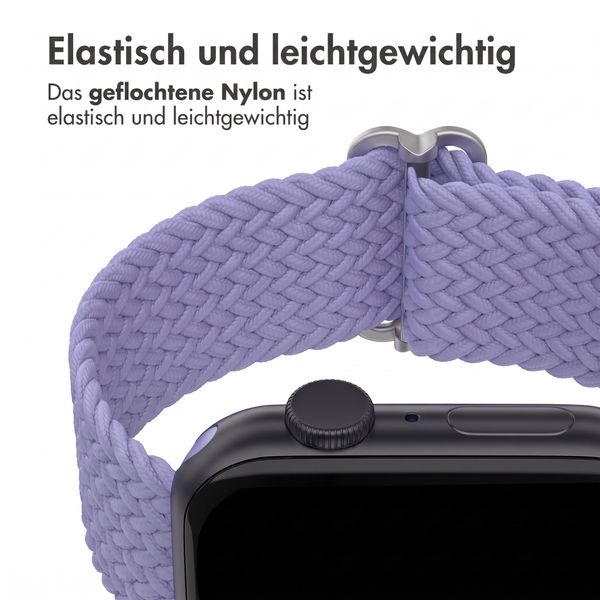 imoshion Gewebtes Nylonarmband für Apple Watch | 38/40/41/42 mm - Lila
