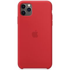 Apple Silikon-Case Rot für das Apple iPhone 11 Pro Max