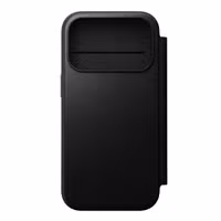 Nomad Modern Leather Folio Klapphülle Apple iPhone 17 Pro - Schwarz