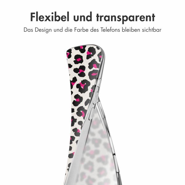 imoshion Design Hülle Apple iPhone 16 - Leopard Pink
