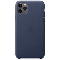 Apple Leder-Case Midnight Blue für das Apple iPhone 11 Pro Max