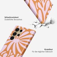 Selencia Vivid Back Cover Samsung Galaxy S24 Ultra - Modern Bloom Pink