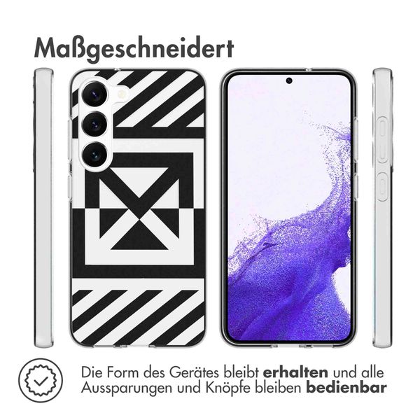 imoshion Design Hülle für das Samsung Galaxy S23 - Graphic stripes