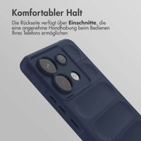 imoshion EasyGrip Back Cover für das Xiaomi Redmi Note 13 Pro (5G) - Dunkelblau