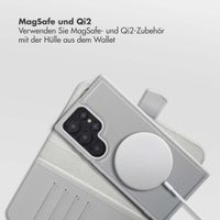 Selencia Olyn Abnehmbare Bookcase mit MagSafe Samsung Galaxy S24 Ultra - Grau