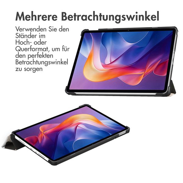 imoshion Design Trifold Klaphülle Xiaomi Redmi Pad 2 - Leopard