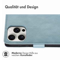 imoshion Luxuriöse Klapphülle Apple iPhone 16 Pro Max - Air Blue