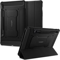 Spigen Rugged Armor Pro Klapphülle für das Samsung Galaxy Tab S8 / S7 - Schwarz