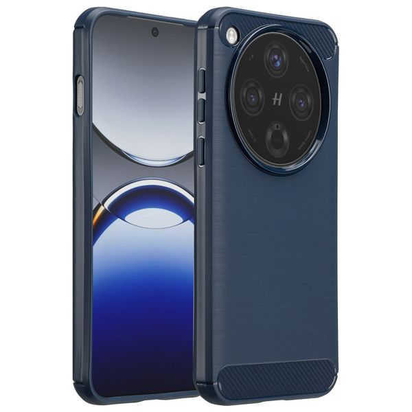 imoshion Brushed Back Cover Oppo Find X8 - Dunkelblau