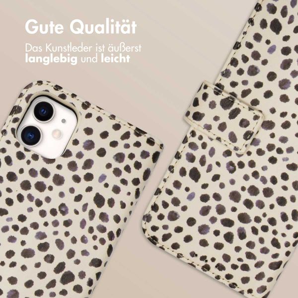 imoshion Design Klapphülle Apple iPhone 11 - Black And White Dots