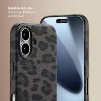 Selencia Sabi Backcover Leopardenmuster mit MagSafe Apple iPhone 17 - Midnight Black