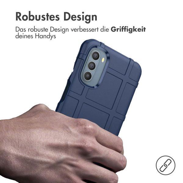 imoshion Rugged Shield Backcover für das Motorola Moto G31 / Moto G41 - Dunkelblau