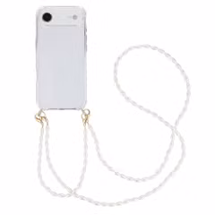 imoshion Handykette mit Perlen + Handgelenkschlaufe Apple iPhone Air - Transparent