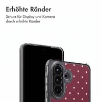 imoshion Design Hülle Samsung Galaxy A57 (5G) - Polka Dot Bordeaux