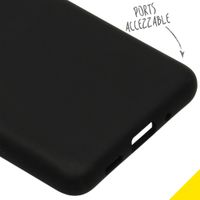 Accezz Liquid Silikoncase Schwarz für das Samsung Galaxy S20 Ultra