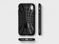 Spigen Liquid Air™ Backcover Apple iPhone Xr - Schwarz