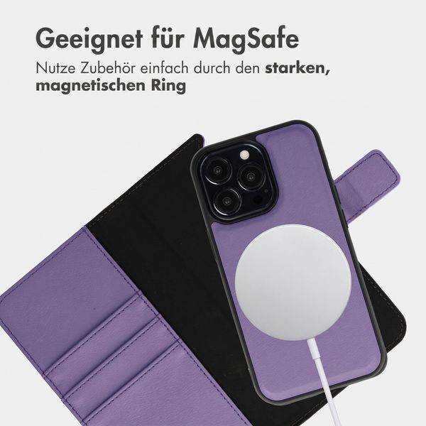 imoshion Herausnehmbare 2-in-1 Luxus-Bookcase Apple iPhone 13 Pro - Violett