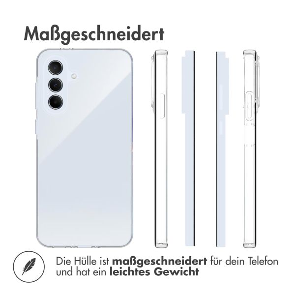 Accezz TPU Clear Cover für das Samsung Galaxy A56 - Transparent