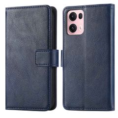 imoshion Luxuriöse Klapphülle Oppo Reno 13 Pro - Dunkelblau