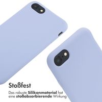 imoshion Silikonhülle mit Band für das iPhone SE (2022 / 2020) / 8 / 7 - Violett