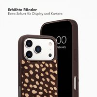 Selencia Nova Echtleder Backcover mit Kartenhalter Apple iPhone 17 Pro - Fawn Chic