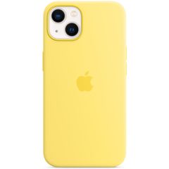 Apple Silikon-Case MagSafe für das Apple iPhone 13 - Lemon Zest