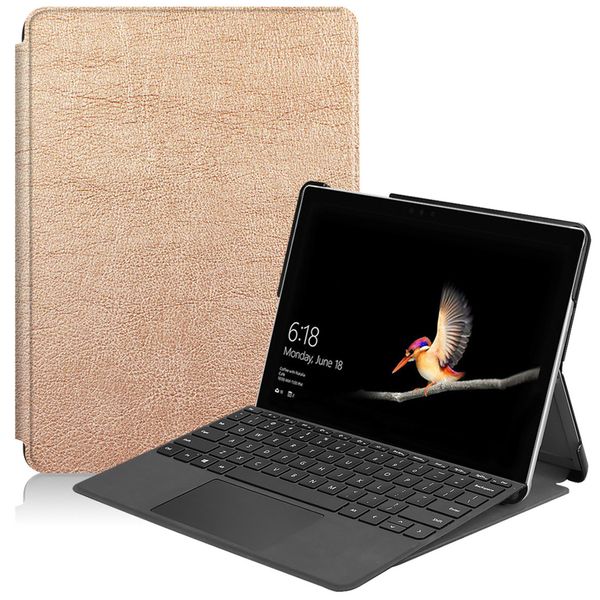 imoshion Trifold Klapphülle Microsoft Surface Go 4 / Go 3 / Go 2 - Gold