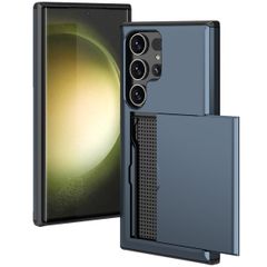 imoshion Backcover mit Kartenfach Samsung Galaxy S24 Ultra - Dunkelblau