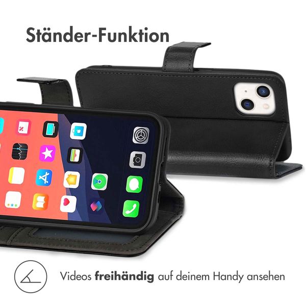 imoshion Luxuriöse Klapphülle iPhone 13 Mini - Schwarz