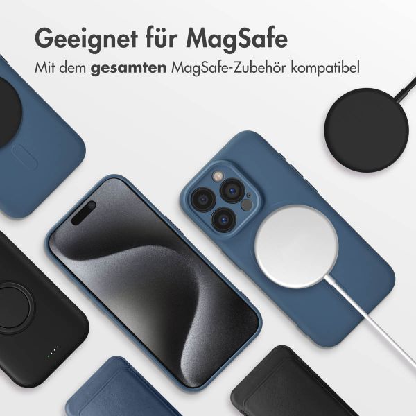 imoshion Color Back Cover mit MagSafe für das iPhone 15 Pro - Dunkelblau