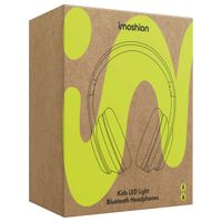 imoshion Kabellose Kinderkopfhörer LED Light - Dezibelbegrenzer - Mit AUX-Kabel - Rosa