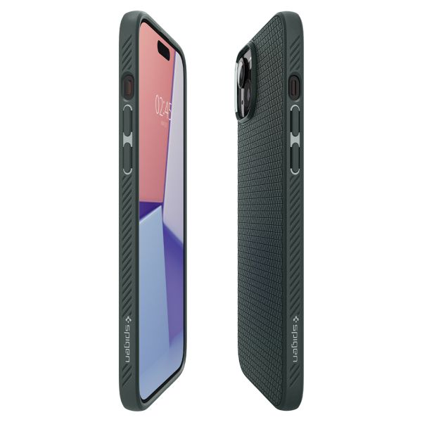 Spigen Liquid Air™ Case für das iPhone 15 Plus - Abyss Green