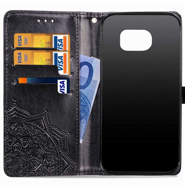 imoshion Mandala Klapphülle Samsung Galaxy S7 - Schwarz