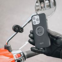 SP Connect Mirror Mount Pro SPC+ - Handyhalterung für Motorrad und Roller – Spiegelbefestigung – Verstellbar - Schwarz