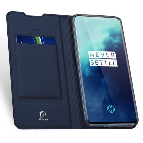 Dux Ducis Slim TPU Klapphülle Dunkelblau für das OnePlus 7T Pro