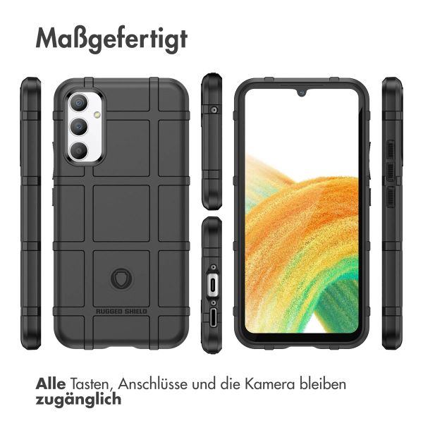 imoshion Rugged Shield Backcover Samsung Galaxy A34 (5G) - Schwarz