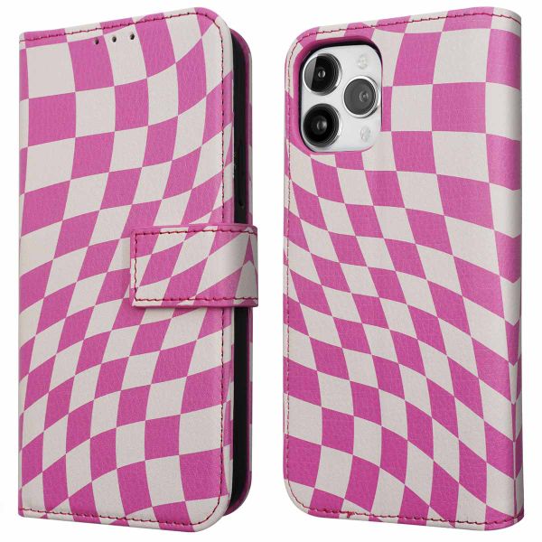 imoshion ﻿Design Klapphülle für das iPhone 12 (Pro) - Retro Pink