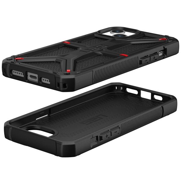 UAG Monarch Backcover für das iPhone 15 Plus - Kevlar Black