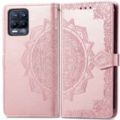 imoshion Mandala Klapphülle für das Realme 8 (Pro) - Rose Gold