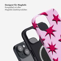 Selencia Vivid Rückabdeckung mit MagSafe Apple iPhone 14 - Stars Rubine Red Light Pink